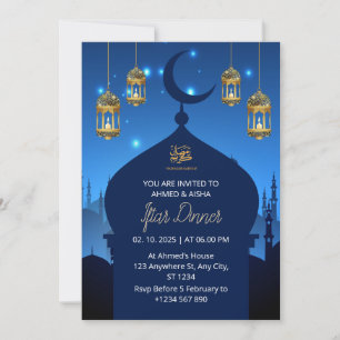 Mesquita da marinha irlandesa de convite jante ram