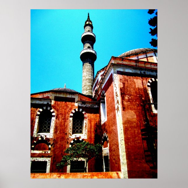Mesquita em Rhodes Impressão (Frente)