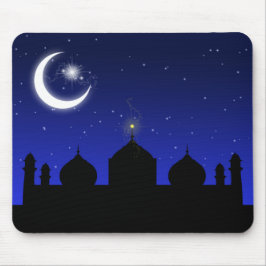 Mesquita Silhouette à noite - Mousepad