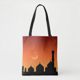 Mesquita Silhouette Evening Sky - Tote Bag