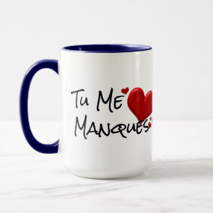Mesquitas, sinto saudades de você, coração, caneca