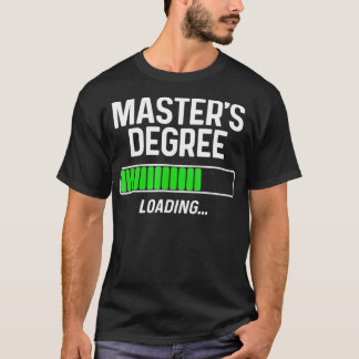 Mestrados Graduação Da Camisa De Carga Estudante G