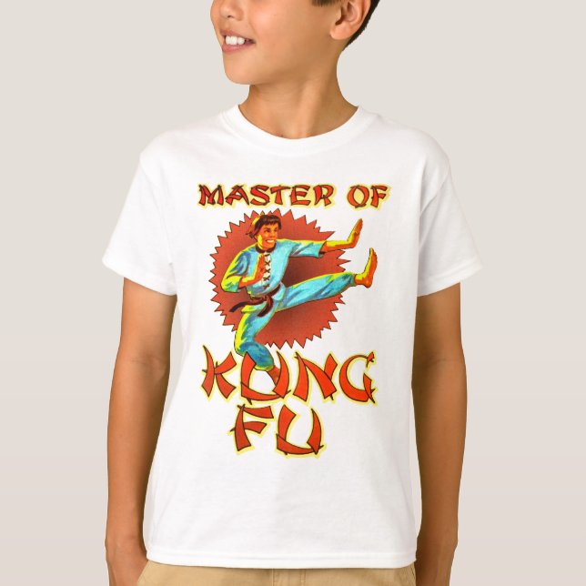 Mestre de Kung Fu, Camisa Retro (Frente)