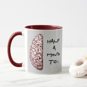 Metade de uma caneca da mente