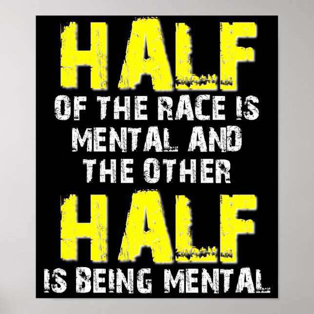 Metade Do Sinal De Poster Motocross Da Bicicleta R (Frente)