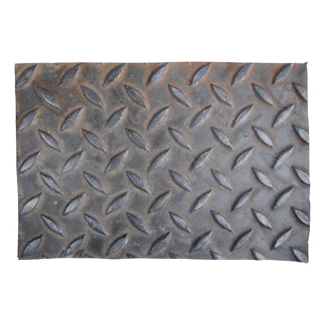 Metais de diamante, textura de aço soldado. (Frente)