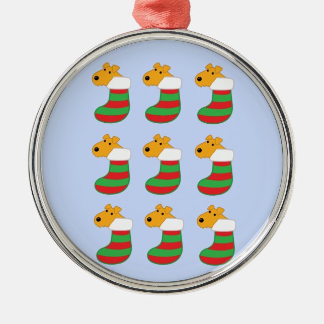 Metal Cães de filhote de cachorro bonitos no ornamento (Frente)