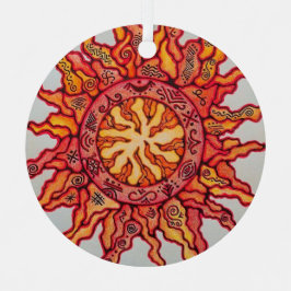 Metal Circle Ornament