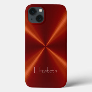 Metal de aço inoxidável vermelho