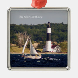 Metal Farol Big Sable e ornamento de barco