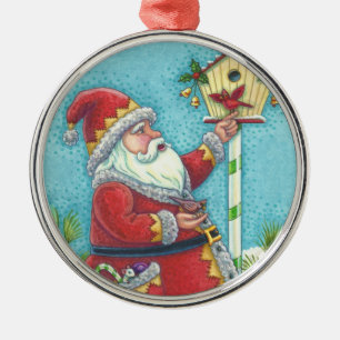 METAL KRIS KRINGLE REDBIRDS NATAL ORNAMENTO DE PRÊMIO