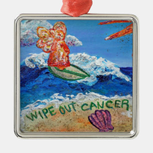 Metal Limpar Ornamento de Cancer