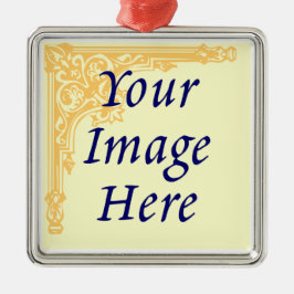 Metal Modelo de Ornamento de Foto Personalizado