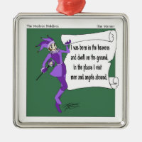 O ornamento moderno do crivo da neve de Riddlers
