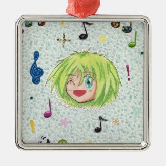 Metal Ornamento cómico de Kawaii Chibi Izumi