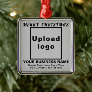 Metal Ornamento da Praça da Cinza de Natal Comercial