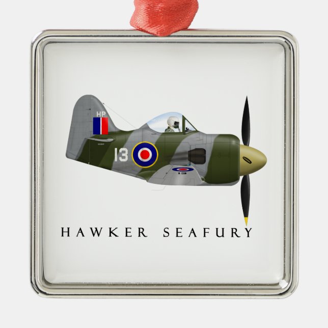 Metal Ornamento da raça 13 de Seafury (Frente)