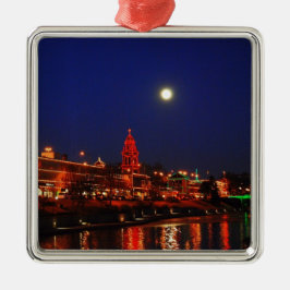 Metal Ornamento das luzes de Natal da plaza de Kansas