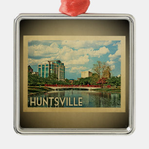 Metal Ornamento das viagens vintage de Huntsville