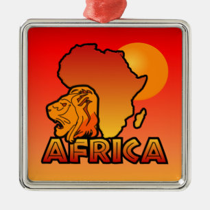 Metal Ornamento de África