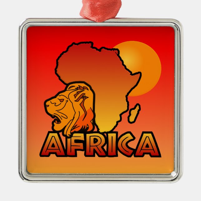 Metal Ornamento de África (Frente)