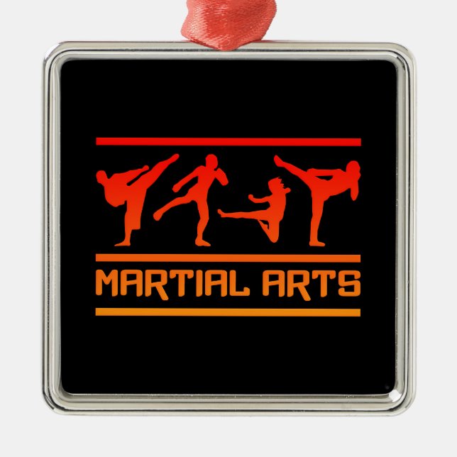 Metal ornamento de Artes Marciais (Frente)