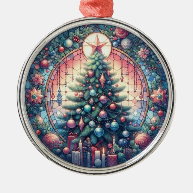 Metal Ornamento de Árvore de Natal (Frente)