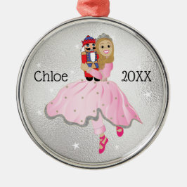 Metal Ornamento de Balé de Noz-Cacker de Natal