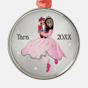 Metal Ornamento de Ballerina Noz-cracker de Natal