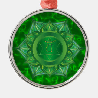 Metal Ornamento de Chakra do coração