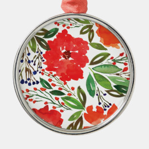 Metal Ornamento de Férias Pintadas de Natal e Mão