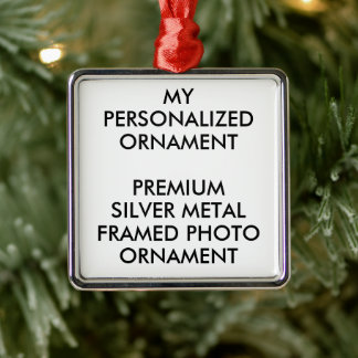 Metal ORNAMENTO DE FOTO DE PRÊMIO Personalizado Personal
