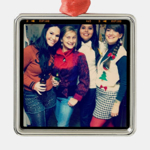 Metal ornamento de foto do instagram