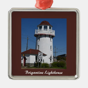 Metal Ornamento de Fotografias de Brigantine Lighthouse