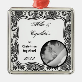 Metal Ornamento de Fotografias Personalizado Damasco Bra