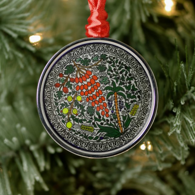 Metal Ornamento de Frutas Cerâmicas Armênias (Árvore)