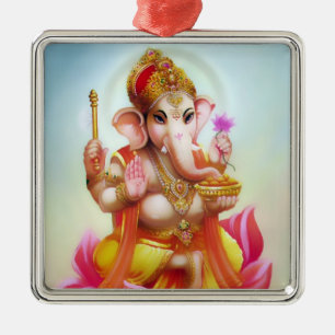 Metal Ornamento de Ganesha - versão 10