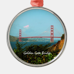 Metal Ornamento de golden gate bridge