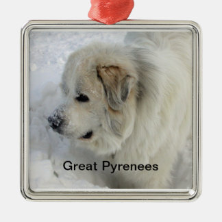 Metal Ornamento de grandes Pyrenees