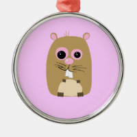 Ornamento de Hamster de Cartoon