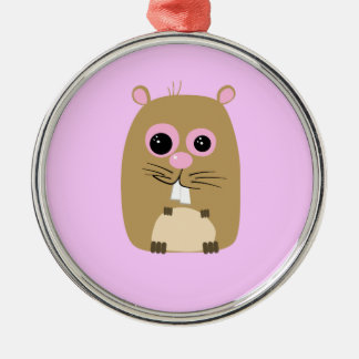 Metal Ornamento de Hamster de Cartoon