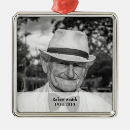 Metal Ornamento de Keepsaes Memorial da Foto