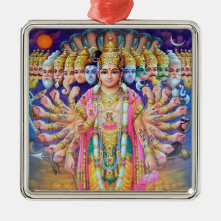 Metal Ornamento de Krishna Vishvarupa