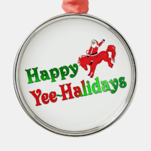 Metal Ornamento de luxe feliz de YEE-HAlidays