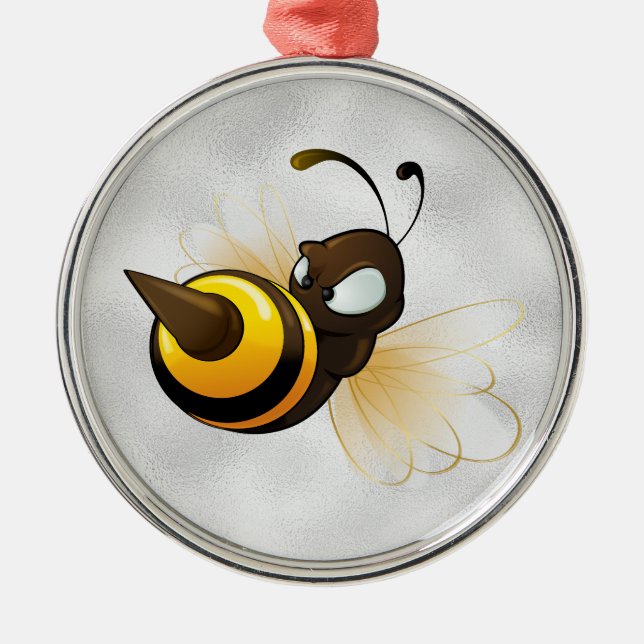 Metal Ornamento de Mascote de Hornets (Frente)
