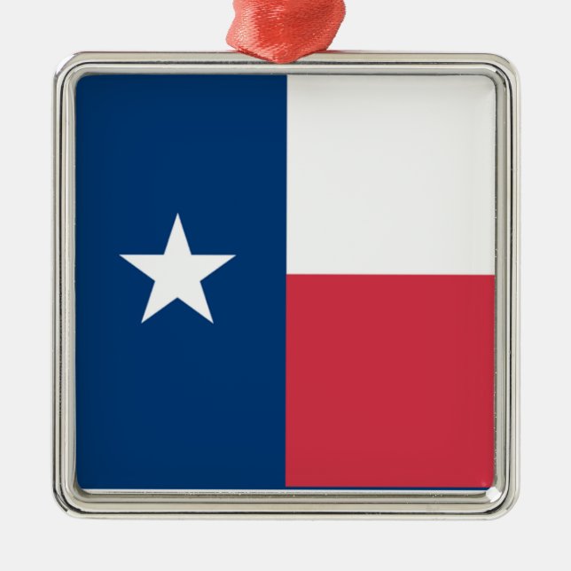 Metal Ornamento de Sinalizador do Texas (Frente)
