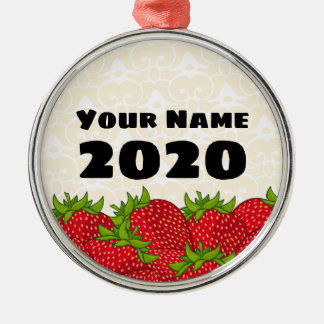 Metal Ornamento de Strawberry Keepsaoky