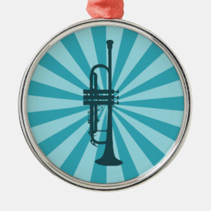 Metal Ornamento de Trompete de Starburst