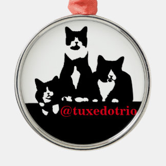 Metal Ornamento de TuxedoTrio