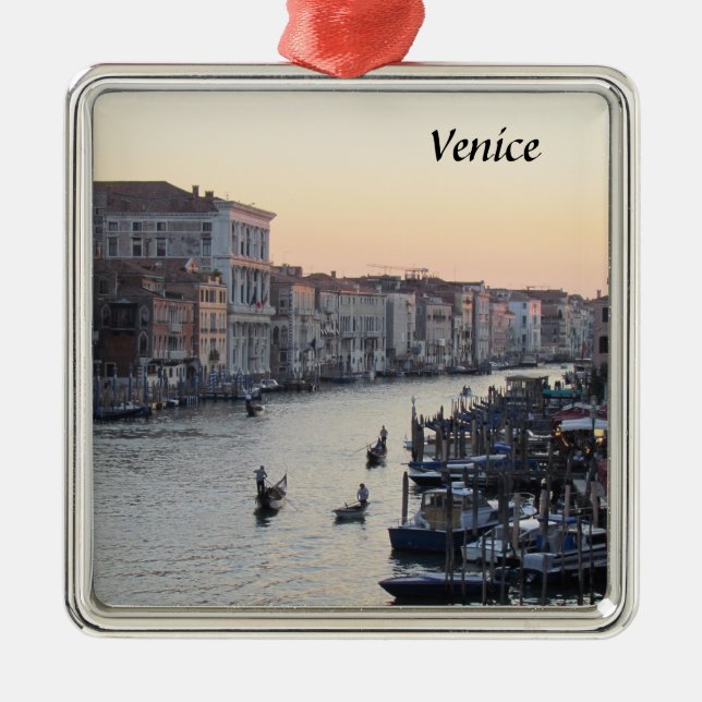 Metal Ornamento de Veneza, Italia (Frente)